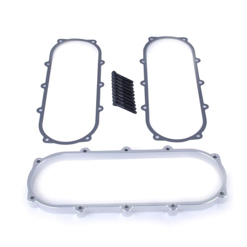 Skunk2 Racing Ultra Series Honda/Acura Silver 0.5 Liter Plenum Spacer for Street Intake Manifolds