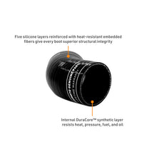 Load image into Gallery viewer, Mishimoto DuraCore 3-Inch 45-Degree Silicone Intercooler Coupler MMDCC-30A4BK