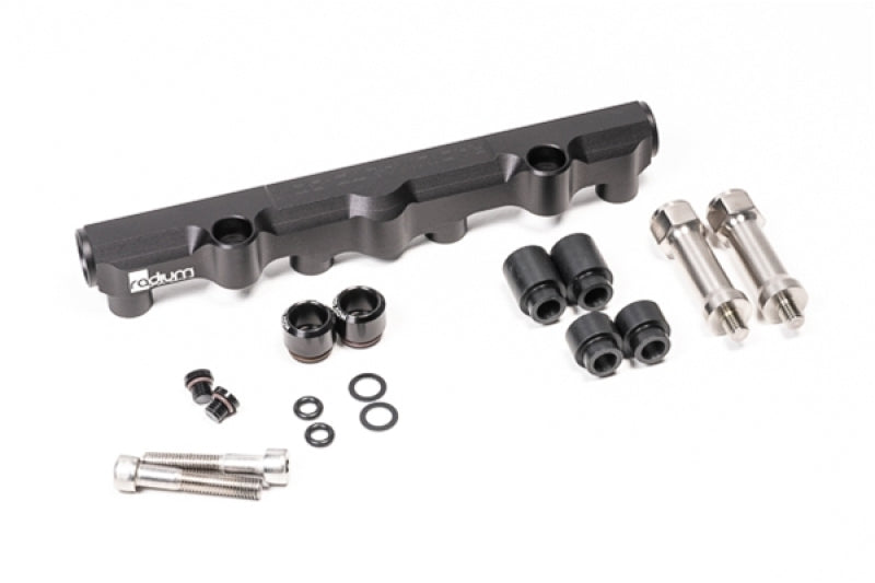 Radium Engineering Mazda 13B-Rew Secondary Top Feed Conversion Fuel Rail - High Flow Aluminum for Rotary Engines