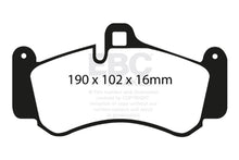 Load image into Gallery viewer, EBC DP31516C Redstuff Ceramic Front Brake Pads for Porsche 911 (996) with Cast Iron Rotors