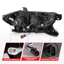 Load image into Gallery viewer, ANZO 16-22 Toyota Tacoma SR/SR5 Full LED Projector Headlight Set with Light Bar and Sequential Turn Signals