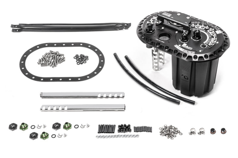 Radium Engineering FCST-X Drop-In Surge Tank System for Bosch BR540 and DW400 Fuel Pumps