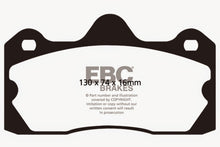 Load image into Gallery viewer, EBC Redstuff Ceramic Low Dust Rear Brake Pads for Lotus Evora * Part Number ebcdp3060c