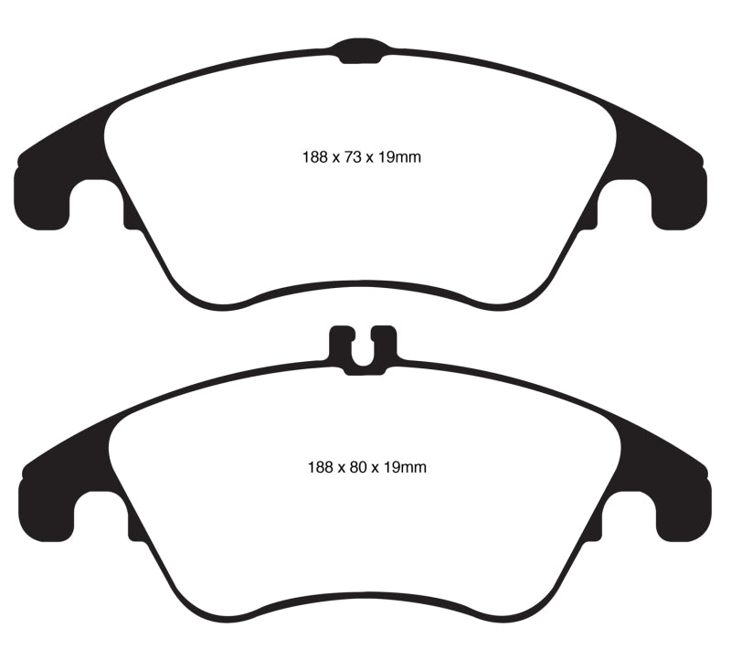 EBC Yellowstuff Brake Pads for Mercedes-Benz C-Class and E-Class Models | Part No. EBCDP41991R