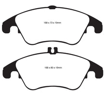 Load image into Gallery viewer, EBC Yellowstuff Brake Pads for Mercedes-Benz C-Class and E-Class Models | Part No. EBCDP41991R