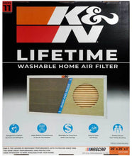 Load image into Gallery viewer, K&amp;N HVAC Filter - 20 x 25 x 1, Reusable Pleated Synthetic Media, MERV 11 Rating