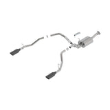 Borla - ATAK SS Catback Exhaust System with Black Chrome Tips for 19-24 Ram 1500 5.7L V8