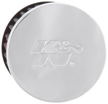 Load image into Gallery viewer, K&amp;N Engineering 62-1490 Rubber Base Chrome Top Push-In Crankcase Vent Filter