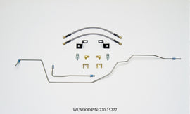 Wilwood Flexline Kit 14 Inch -3 M10-1.0 IF 1/8 NPT 90 Degree Fitting with Tubing