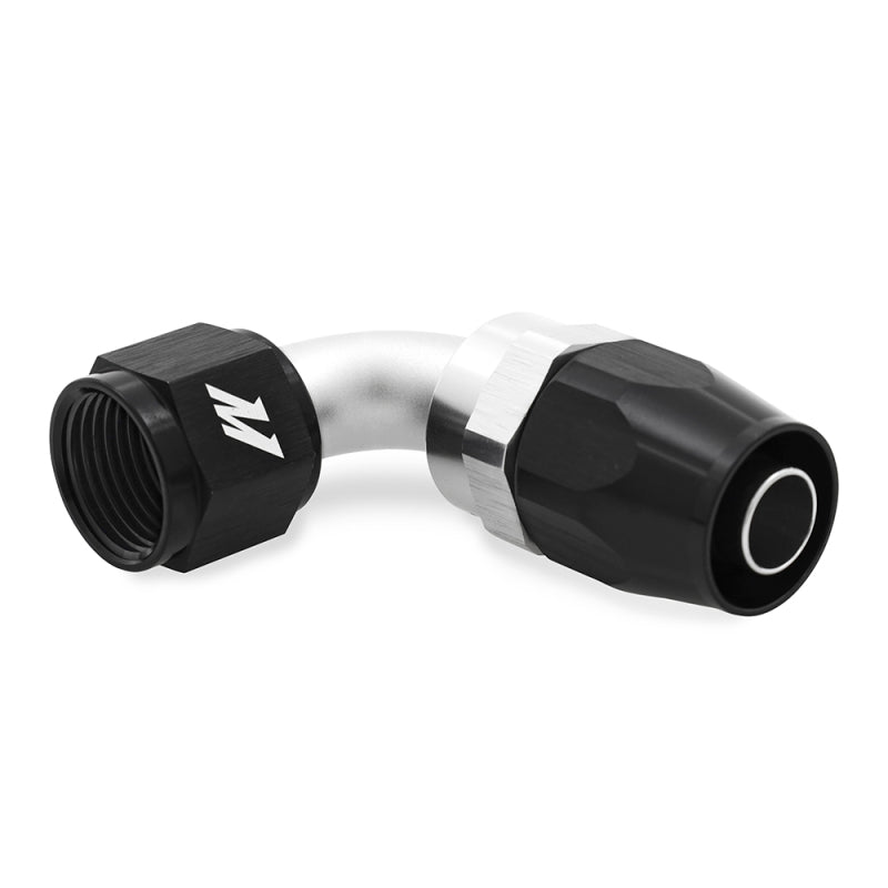 Mishimoto Aluminum -6AN 90 Degree Fitting - Black for Automotive Applications