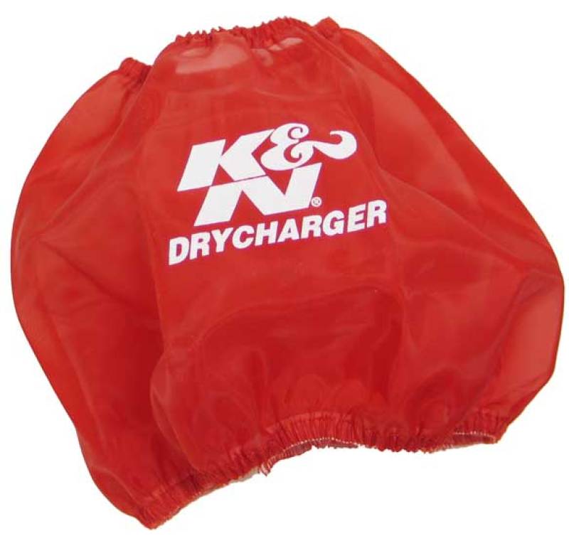 K&N Engineering Round Tapered Drycharger Air Filter Wrap * Red, 7.5-inch Base ID / 4.5-inch Top ID / 6-inch Height