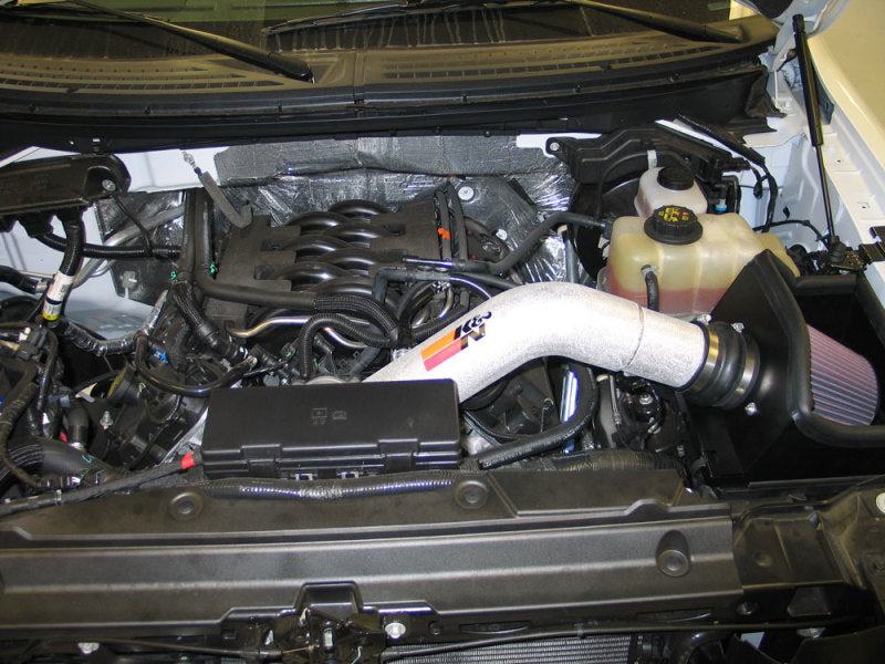K&N Engineering High Flow Cold Air Intake Kit for Ford F-150 5.0L V8 - Part #knn77-2581KP