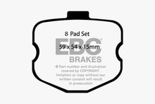 Load image into Gallery viewer, EBC Redstuff Ceramic Low Dust Brake Pads for Chevrolet Corvette C6 (2006-2008) * Rear