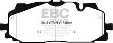 Load image into Gallery viewer, EBC Yellowstuff Brake Pads for Audi Q7, S4, S5 * High-Performance Street and Track Use (Part Number: EBCDP42277R)