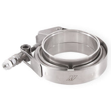 Load image into Gallery viewer, Mishimoto Stainless Steel V-Band Clamp with Flanges - 3-inch (Part No. misMMCLAMP-VS-3)