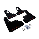 Rally Armor UR Series Polyurethane Mud Flaps for Mitsubishi Lancer 2008-2015 by Rally Armor Part RALMF10-UR-BLK/RD