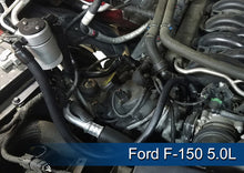 Load image into Gallery viewer, J&amp;L JLT3016P-C 3.0 Passenger-Side Oil Separator for 2011–2026 Ford F-150 5.0L, Clear Anodized
