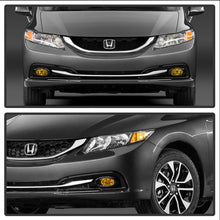 Load image into Gallery viewer, Spyder OEM Yellow Fog Light with Switch for Honda Civic 2013-2015 * Model FL-HC2013-4D-Y