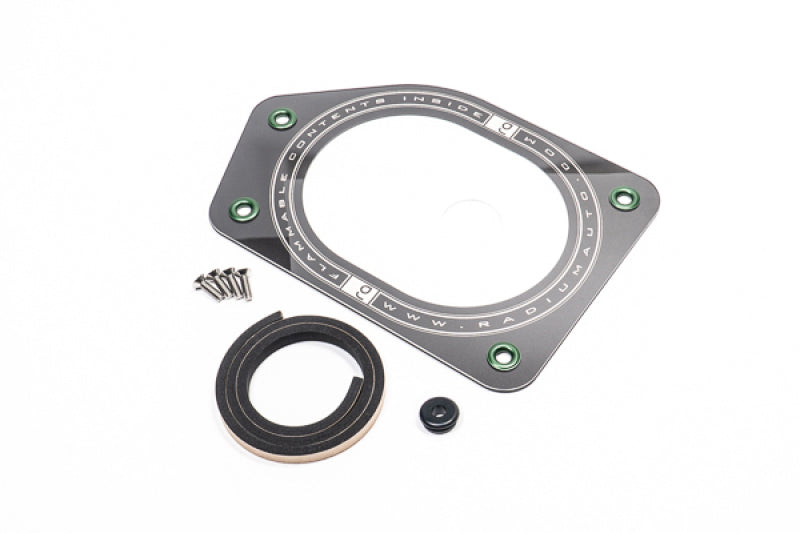 Radium Engineering Mazda FD RX-7 Fuel Pump Access Cover - Clear Fuel Tank Cover for 1993-1995 Mazda RX-7