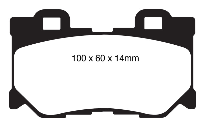 EBC Yellowstuff Rear Brake Pads for Nissan 370Z and Infiniti G37 - High-Performance Street and Track Use