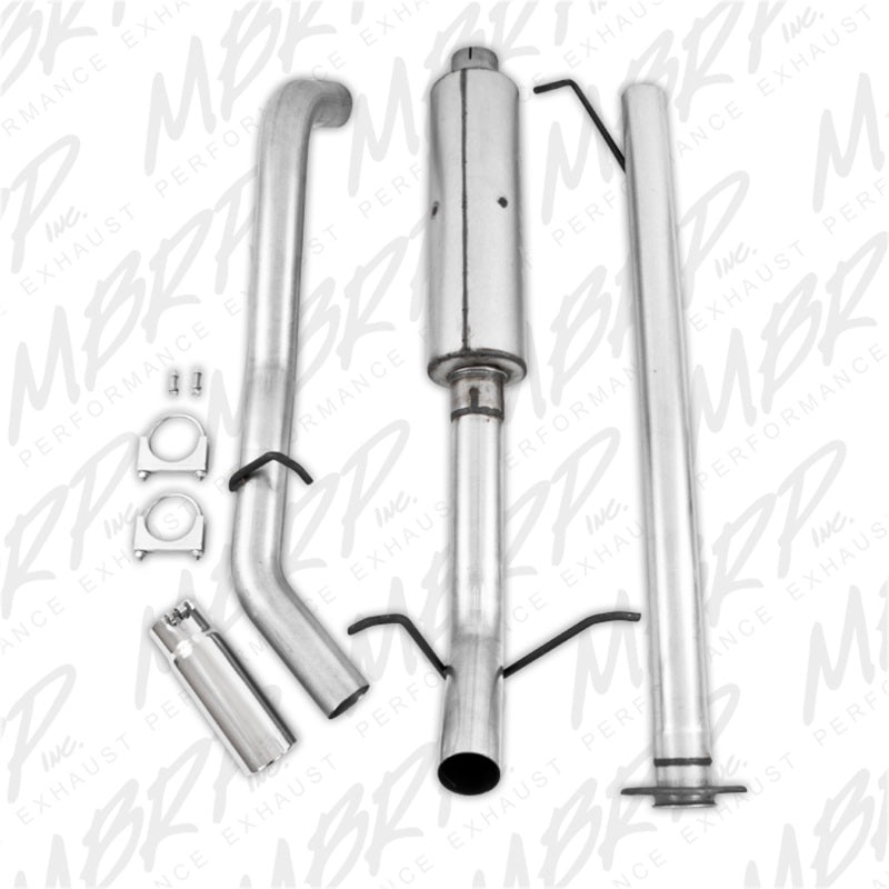 MBRP Armor Lite Series Cat Back Exhaust System for 2007-2008 Chevrolet Silverado and GMC Sierra 1500