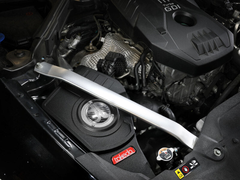aFe Takeda Momentum Cold Air Intake System with Pro DRY S Filter for 2018-2021 Kia Stinger 2.0L L4