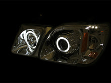 Load image into Gallery viewer, ANZO Lexus LX470 1998-2007 Projector Headlights with Halo - Black Housing, CCFL, Pair