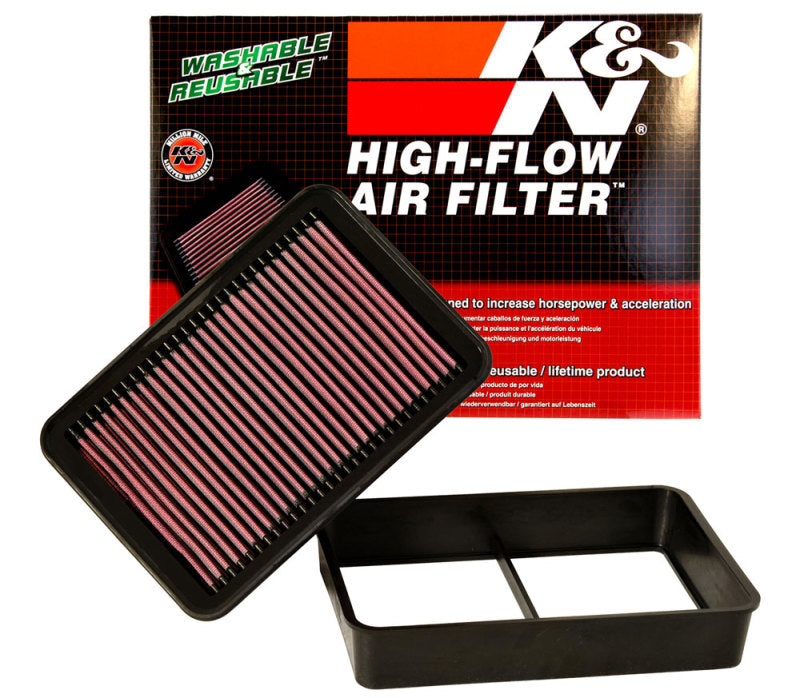 K&N Engineering High-Flow Drop-In Air Filter for Mitsubishi Lancer 2008-2014, Part #knn33-2392