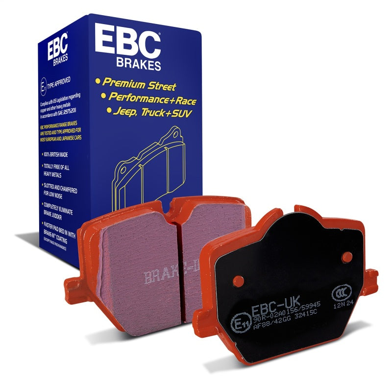 EBC DP32415C Redstuff Rear Ceramic Brake Pads for 2019+ Toyota GR Supra and BMW Applications