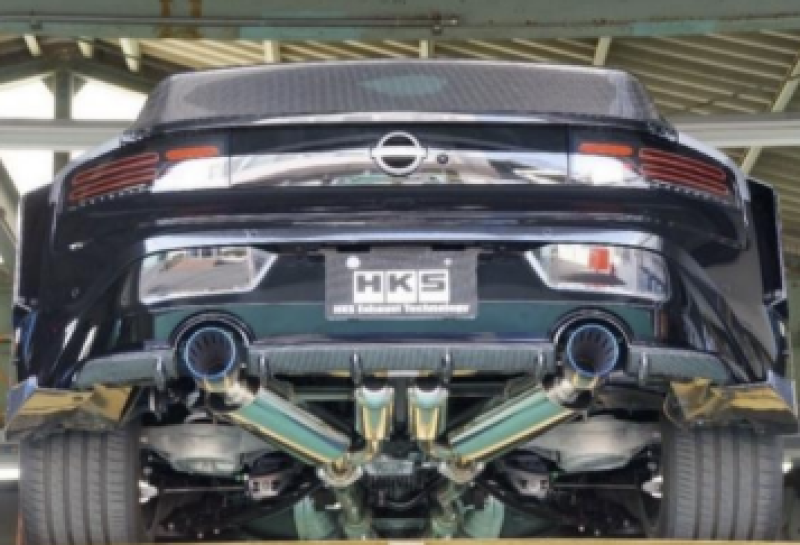 HKS Super Turbo Muffler for RZ34 VR30DDTT Engine - Part Number hks31029-AN011