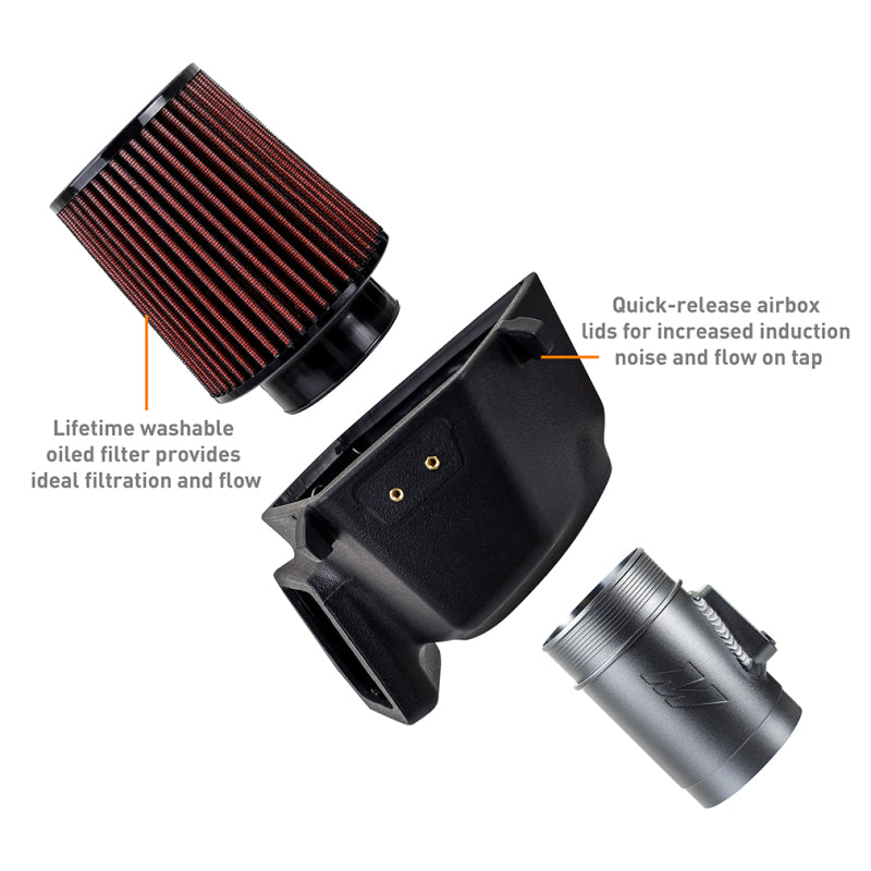 Mishimoto 2023+ Nissan Z Performance Intake System - Modular Rotomolded Airbox for Enhanced Power and Sound