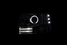 Load image into Gallery viewer, ANZO 1992-1996 Ford F-150 Projector Headlights with Halo, Chrome Housing, and Side Marker Lights