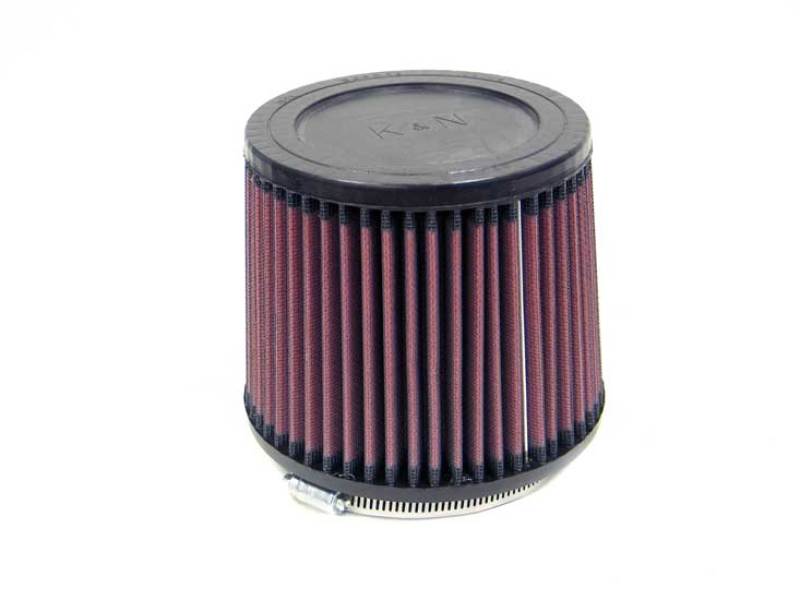 K&N Engineering Universal Rubber Air Filter with 4.5-inch Flange ID, 5.875-inch Base OD, 5.125-inch Top OD, and 5-inch Height