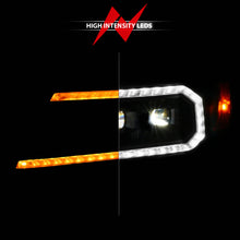 Load image into Gallery viewer, ANZO 15-22 Chevy Colorado Black Housing Full LED Projector Headlights with Sequential Light Bar