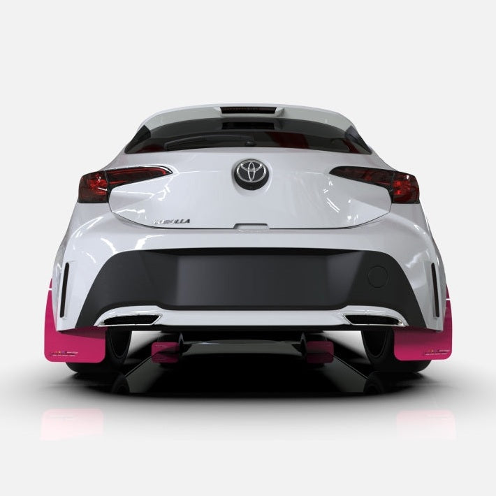 Rally Armor Pink Mud Flap with BCE Logo for 2022-2025 Subaru WRX
