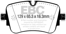 Load image into Gallery viewer, EBC Yellowstuff Rear Brake Pads for 2017-2019 Audi Q7 and Q8 by EBC Part Number EBXDP42299R