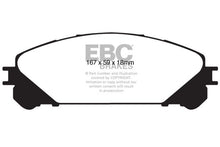 Load image into Gallery viewer, EBC Ultimax2 Front Brake Pads for Toyota Highlander 2008-2010 * OEM Replacement, Low Dust, Long-Lasting Performance