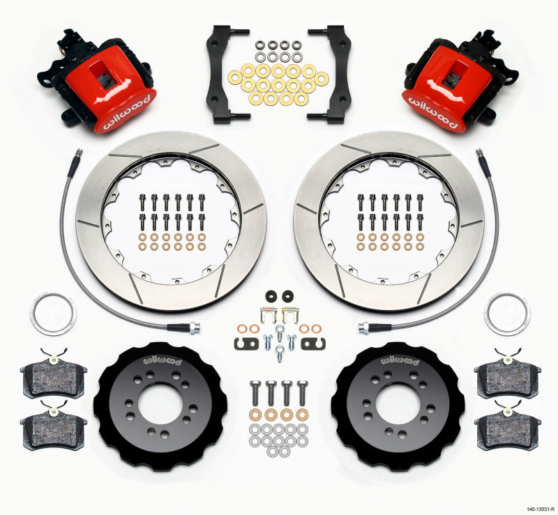 Wilwood Combination Parking Brake Rear Kit 12.88in for 2013-2014 Ford Focus ST