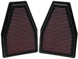 K&N Engineering Replacement Air Filter for 2013-2015 Porsche 911 3.4L-3.8L - Part KN-33-2484