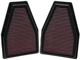 K&N Engineering Replacement Air Filter for 2013-2015 Porsche 911 3.4L-3.8L - Part KN-33-2484