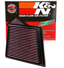 Load image into Gallery viewer, K&amp;N Engineering High-Flow Drop-In Air Filter for Ford Fiesta 2011-2015 * Part Number KN-33-2955
