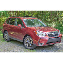Load image into Gallery viewer, Rally Armor 14-18 Subaru Forester Black Mud Flap with Grey Logo – Durable Urethane Mud Guards for All-Weather Protection