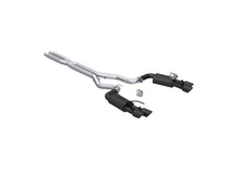 Load image into Gallery viewer, MBRP Armor BLK Series 2024 Ford Mustang GT 5.0L 3-Inch Dual Split Rear Cat-Back Exhaust System with Quad Black Tips