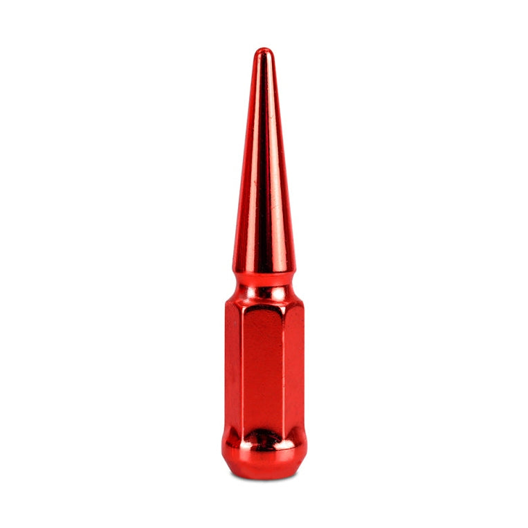 Mishimoto Steel Spiked Lug Nuts M12x1.5, 20-Piece Set - Red