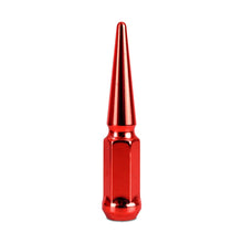 Load image into Gallery viewer, Mishimoto Steel Spiked Lug Nuts M12x1.5, 20-Piece Set - Red