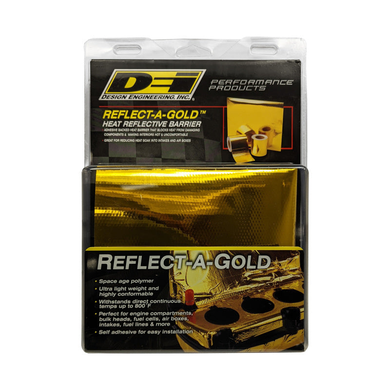DEI Reflect-A-GOLD 12x24 Heat Shield Sheet for Automotive Thermal Protection