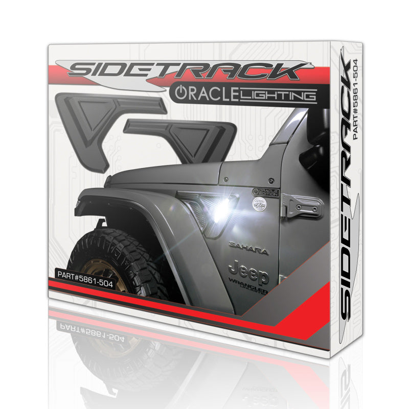 Oracle Lighting Sidetrack LED System for Jeep Wrangler JL and Gladiator JT - Stylish Tactical Body Cladding Upgrade
