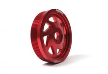 Load image into Gallery viewer, Perrin Performance Lightened Crank Pulley for Subaru WRX, BRZ, FXT, and Crosstrek - Red