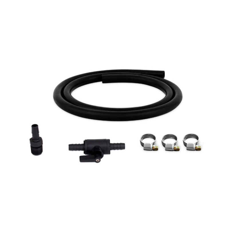 Mishimoto Compact Baffled Oil Catch Can Petcock Drain Kit - Easy Drainage Solution for Mishimoto 2-Port and 3-Port Catch Cans