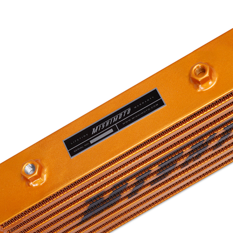 Mishimoto Universal Gold Z Line Intercooler – 28 x 8 x 3 Inches with 21 x 6 x 2.5 Core, Part Number: misMMINT-UZG